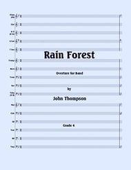 Rain Forest Concert Band sheet music cover Thumbnail